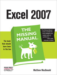 Livre numérique Excel 2007: The Missing Manual