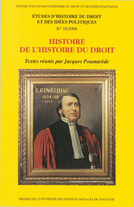 Livre numérique Histoire de l’histoire du droit