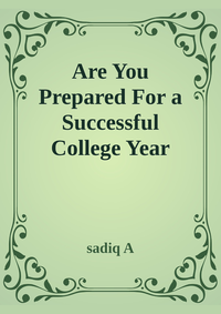 Electronic book Are You Prepared For Successful College Year