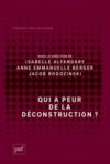 Livre numérique Qui a peur de la déconstruction ?