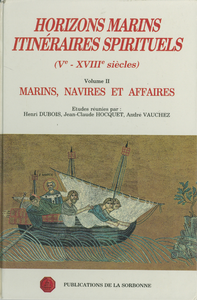 Livre numérique Horizons marins, itinéraires spirituels (Ve-XVIIIe siècles). Volume II.