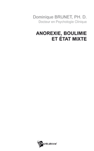 Libro electrónico Anorexie, boulimie et état mixte