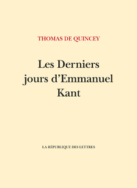 Livre numérique Les Derniers Jours d'Emmanuel Kant