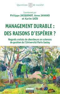 Livre numérique Management durable : des raisons d'espérer ?