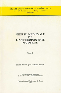 Livre numérique Genèse médiévale de l'anthroponymie moderne. Tome I