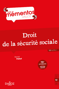 Livro digital Droit de la sécurité sociale. 15e éd.