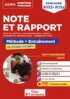 Livre numérique Note et Rapport - Catégories A et B - Concours 2023-2024
