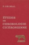 Livre numérique Études de chronologie cicéronienne