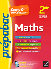 Livre numérique Maths 2de - Prépabac Cours & entraînement