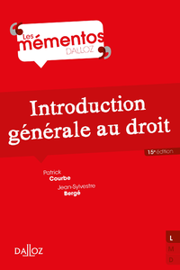Libro electrónico Introduction générale au droit
