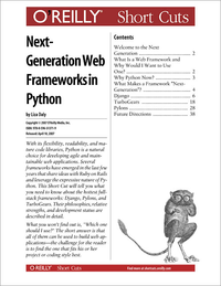 Livre numérique Next-Generation Web Frameworks in Python