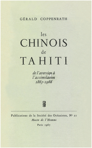 Livre numérique Les Chinois de Tahiti