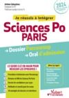 Livre numérique Sciences Po Paris - Dossier Parcoursup et oral - Admission 2024