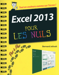 Livre numérique Excel 2013 Pas à pas Pour les Nuls