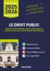 Livre numérique Le Droit public 2025-2026 - Catégories A, B et C