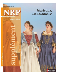 Electronic book NRP Supplément Collège - Marivaux, La Colonie - Septembre 2018