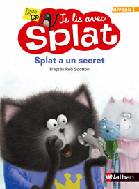 Livre numérique Splat a un secret - niveau 1 - Premières lectures dès 6 ans