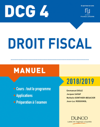 Libro electrónico DCG 4 - Droit fiscal 2018/2019 - Manuel
