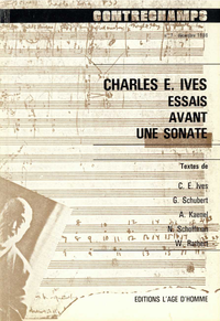 Livre numérique Charles E. Ives. Essais avant une sonate