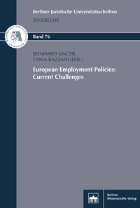 Livre numérique European Employment Policies: Current Challenges