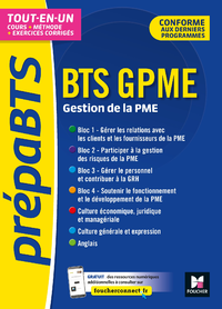 Livre numérique PrépaBTS - BTS Gestion de la PME - Toutes les matières - Révision et entrainement