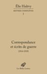 Livre numérique Correspondance et écrits de guerre (1914-1919)