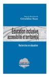 Livro digital Éducation inclusive, accessibilité et territoire(s). Recherches en éducation