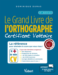 E-Book Le Grand Livre de l'orthographe - Certificat Voltaire