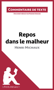 Livre numérique Repos dans le malheur d'Henri Michaux