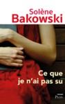 Libro electrónico Ce que je n'ai pas su