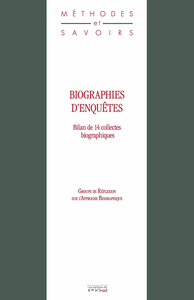 Electronic book Biographies d’enquêtes