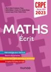 Livre numérique Concours Professeur des écoles - Mathématiques - Ecrit / admissibilité - CRPE 2023