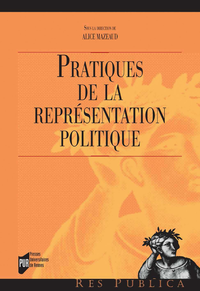Livro digital Pratiques de la représentation politique