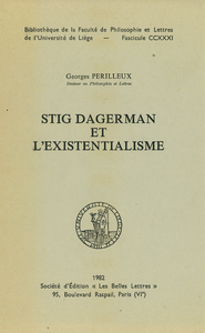 Livre numérique Stig Dagerman et l’existentialisme