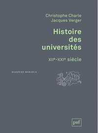 Livre numérique Histoire des universités