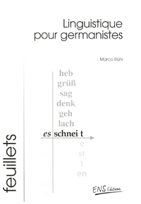 Livre numérique Linguistique pour germanistes