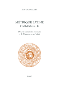 Livro digital Métrique latine humaniste