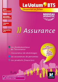 Livre numérique Le Volum' BTS - Assurance - BTS, Bachelor, Licence pro, formation pro - Révision et entrainement