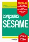 Electronic book Concours Sésame 2023-2024