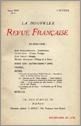 Livre numérique La Nouvelle Revue Française N' 1 (Février 1909)