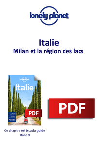 Livre numérique Italie - Milan et la région des lacs