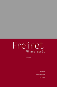 Livre numérique Freinet, 70 ans après