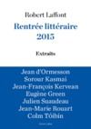 Livre numérique Extraits Rentrée littéraire Robert Laffont 2015