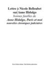 Livre numérique Lettre à Nicole Belloubet sur Anne Hidalgo