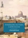 Livre numérique Itinéraire de Paris à Jérusalem