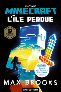 Livre numérique Minecraft officiel, T1 : L'Île perdue (version dyslexique)