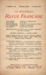 Livre numérique La Nouvelle Revue Française N° 100 (Janvier 1922)