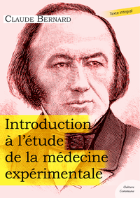 Electronic book Introduction à l'étude de la médecine expérimentale