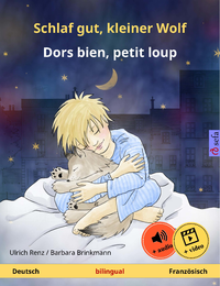 Livre numérique Schlaf gut, kleiner Wolf – Dors bien, petit loup (Deutsch – Französisch)