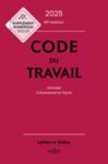 Electronic book Code du travail 2025 89ed - Annoté, commenté en ligne